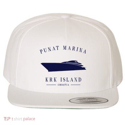 Punat Marina Marina Krk Yacht Club Croatia Motorboat Adria Wool Snapback Cap