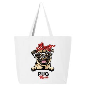 Pug Mom Mothers Day Dog Lovers Gifts For Wo 25L Jumbo Tote