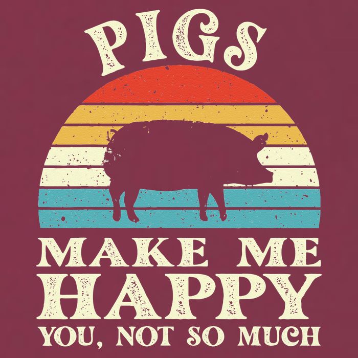 Pigs Make Me Happy You Not So Much Pig Lover Farming Farmer 16oz Travel Tumbler