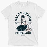 Portland Maine Mermaid Maine Lobster Oyster Mermaids T-Shirt