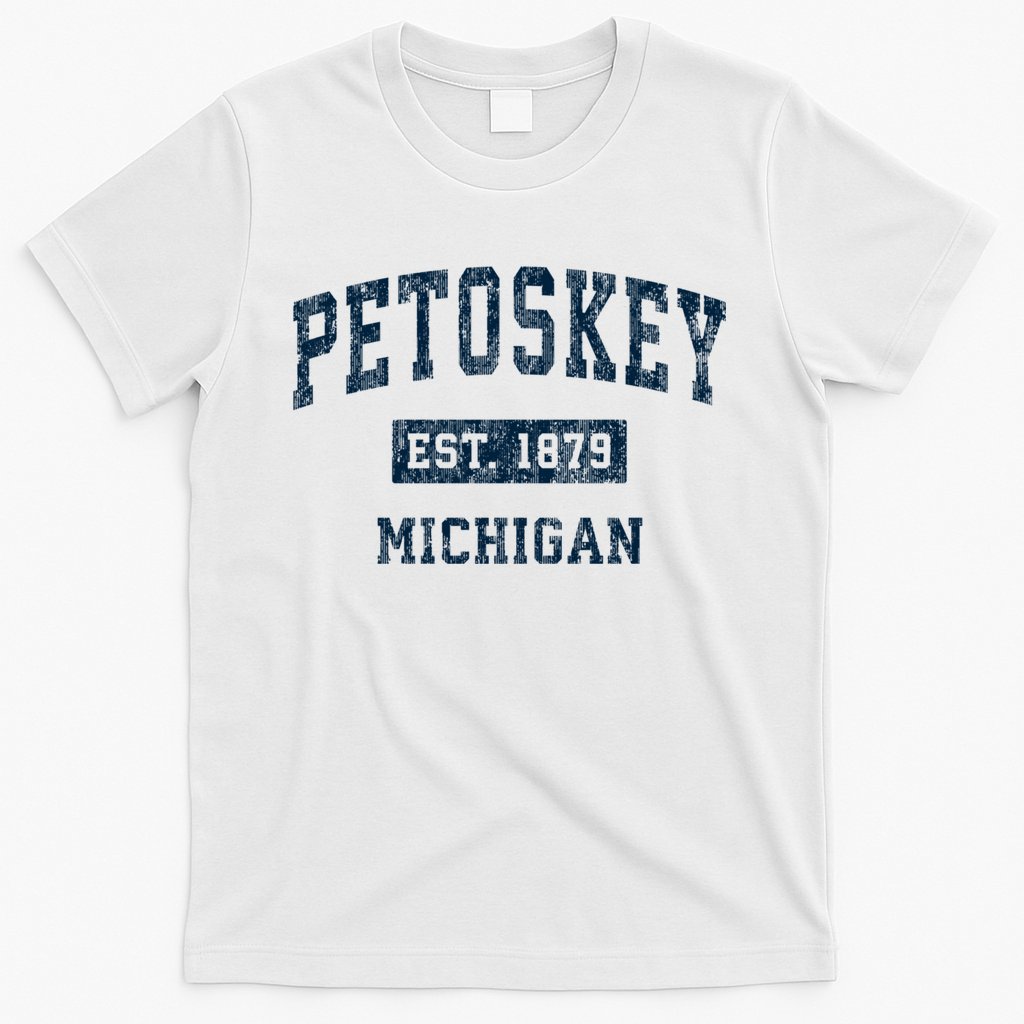 Petoskey Michigan Mi Vintage Sports T-Shirt