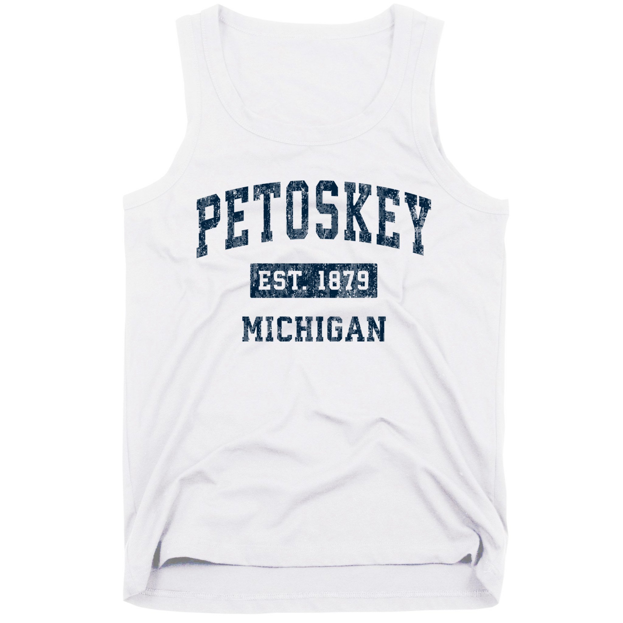 Petoskey Michigan Mi Vintage Sports Tank Top
