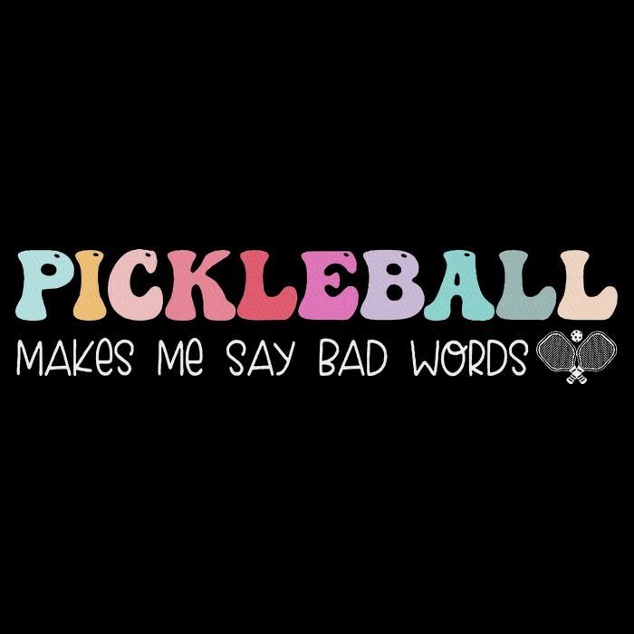 Pickleball Makes Me Say Bad Words, Funny Pickleball Lovers Cooling Performance Crew T-Shirt