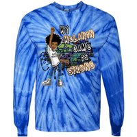 Phenoal My Melanin Game Is Strong Black Magic Gift Tie-Dye Long Sleeve Shirt