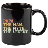 Papa Man Myth Legend For Funny Father Gift 11oz C Handle Ceramic Mug