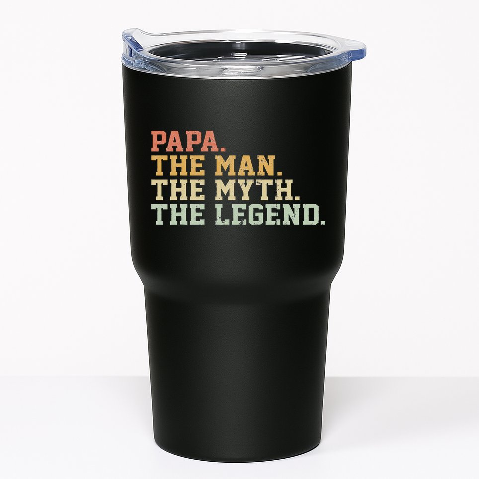 Papa Man Myth Legend For Funny Father Gift Tumbler