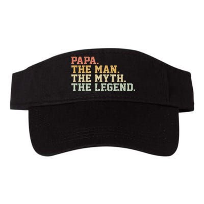 Papa Man Myth Legend For Funny Father Gift Visor