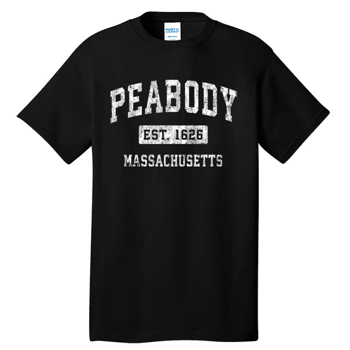 Peabody Massachusetts Ma Vintage Established Sports Tall T-Shirt