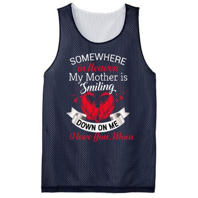 Proud My Mother In Heaven Happy Mother Day Proud Of Mother Mesh Reversible Basketball Jersey Tank