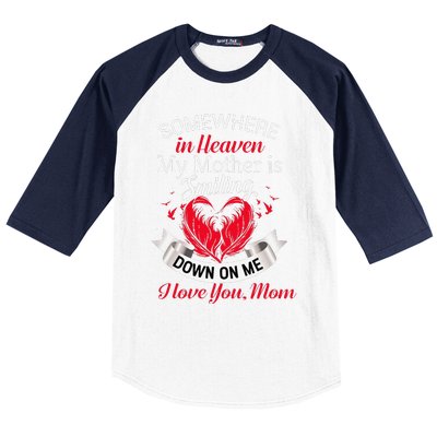 Proud My Mother In Heaven Happy Mother Day Proud Of Mother Baseball Sleeve Shirt