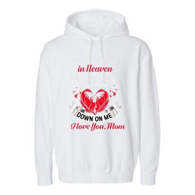 Proud My Mother In Heaven Happy Mother Day Proud Of Mother Garment-Dyed Fleece Hoodie