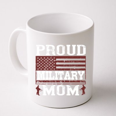 Proud Military Mom Us Military Happy Veterans Day Gift Coffee Mug