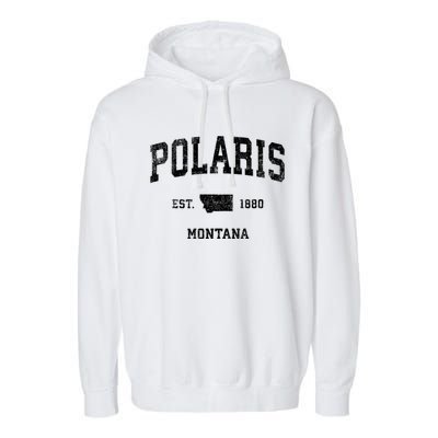 Polaris Montana Mt Vintage Sports Garment-Dyed Fleece Hoodie