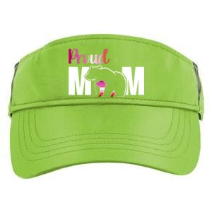 Proud Mom Mothers Day Lesbian Mom Lgbt Mama Bear Hug Love Gift Adult Drive Performance Visor