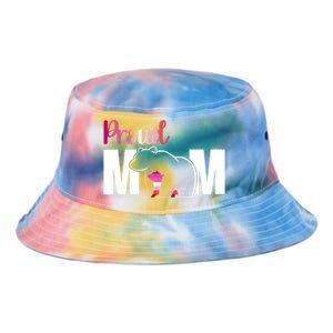 Proud Mom Mothers Day Lesbian Mom Lgbt Mama Bear Hug Love Gift Tie Dye Newport Bucket Hat