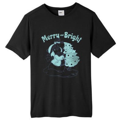 Precious Mots Merry And Bright Christmas Tree Cool Gift Tall Fusion ChromaSoft Performance T-Shirt