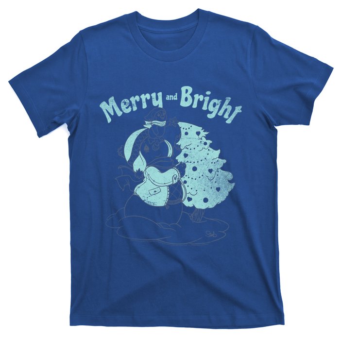 Precious Mots Merry And Bright Christmas Tree Cool Gift T-Shirt