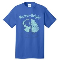 Precious Mots Merry And Bright Christmas Tree Cool Gift Tall T-Shirt