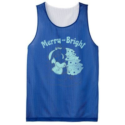 Precious Mots Merry And Bright Christmas Tree Cool Gift Mesh Reversible Basketball Jersey Tank