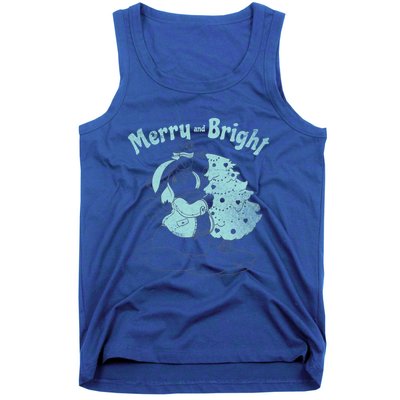 Precious Mots Merry And Bright Christmas Tree Cool Gift Tank Top