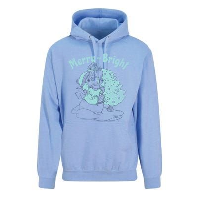 Precious Mots Merry And Bright Christmas Tree Cool Gift Unisex Surf Hoodie