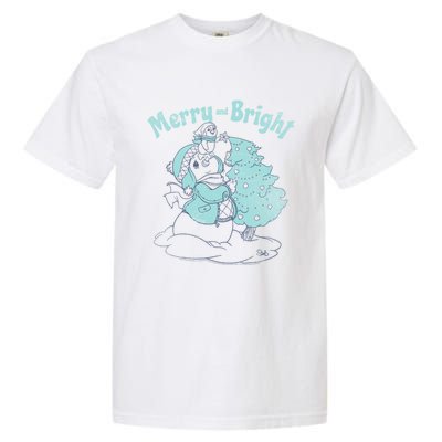 Precious Mots Merry And Bright Christmas Tree Cool Gift Garment-Dyed Heavyweight T-Shirt