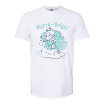 Precious Mots Merry And Bright Christmas Tree Cool Gift Softstyle CVC T-Shirt