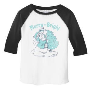 Precious Mots Merry And Bright Christmas Tree Cool Gift Toddler Fine Jersey T-Shirt