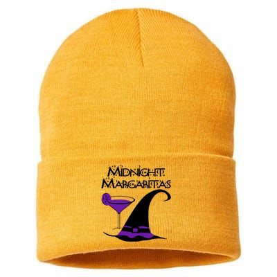 Purple Midnight Margaritas! Halloween Cheeky Witch Gift Sustainable Knit Beanie