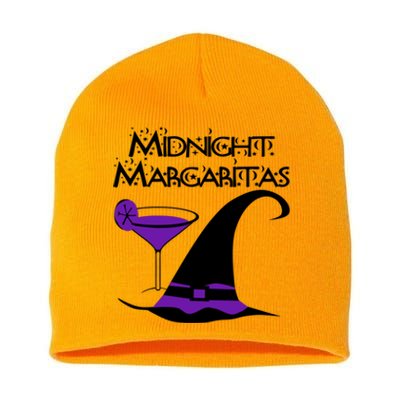 Purple Midnight Margaritas! Halloween Cheeky Witch Gift Short Acrylic Beanie