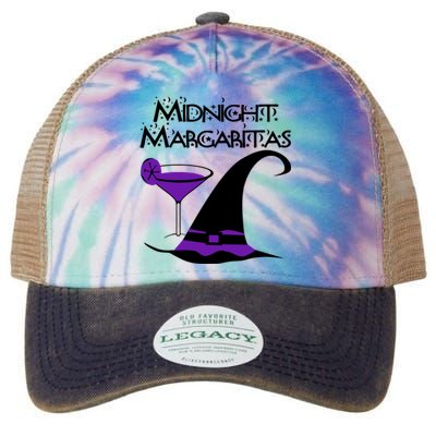 Purple Midnight Margaritas! Halloween Cheeky Witch Gift Legacy Tie Dye Trucker Hat