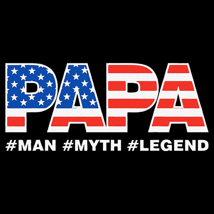 PAPA MAN MYTH LEGEND Dad Father Funny Fathers Day City Backpack