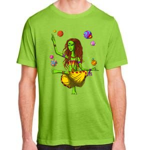 Psychedelic Magic Mushroom Alien Yoga Meditation Spiritual Cool Gift Adult ChromaSoft Performance T-Shirt