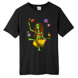 Psychedelic Magic Mushroom Alien Yoga Meditation Spiritual Cool Gift Tall Fusion ChromaSoft Performance T-Shirt