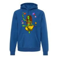 Psychedelic Magic Mushroom Alien Yoga Meditation Spiritual Cool Gift Premium Hoodie