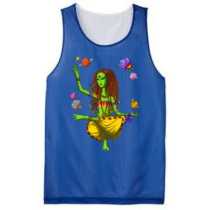 Psychedelic Magic Mushroom Alien Yoga Meditation Spiritual Cool Gift Mesh Reversible Basketball Jersey Tank