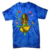 Psychedelic Magic Mushroom Alien Yoga Meditation Spiritual Cool Gift Tie-Dye T-Shirt