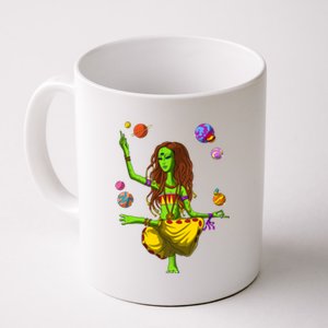 Psychedelic Magic Mushroom Alien Yoga Meditation Spiritual Cool Gift Coffee Mug