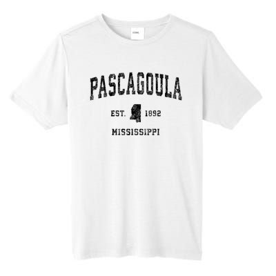 Pascagoula Mississippi Ms Vintage Established Athletic Sports Design Tall Fusion ChromaSoft Performance T-Shirt