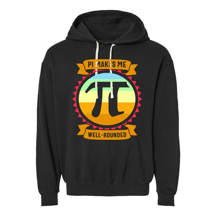 Pie Makes Me Well Rounded Pie Day 3.14 Garment-Dyed Fleece Hoodie
