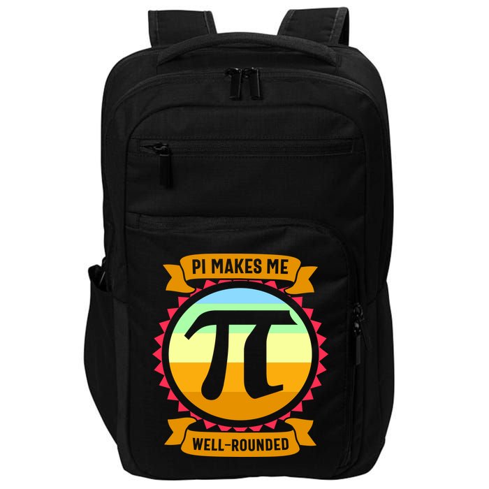 Pie Makes Me Well Rounded Pie Day 3.14 Impact Tech Backpack