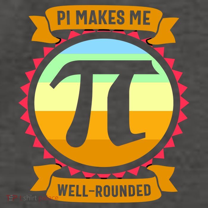 Pie Makes Me Well Rounded Pie Day 3.14 Vector Backpack