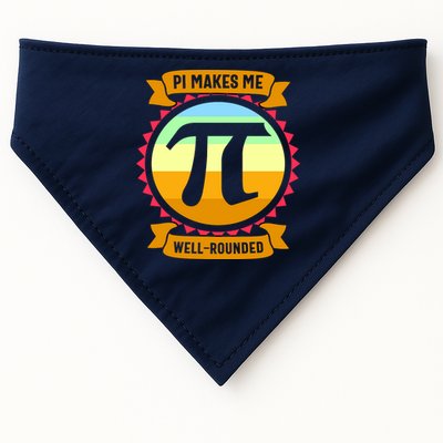 Pie Makes Me Well Rounded Pie Day 3.14 USA-Made Doggie Bandana
