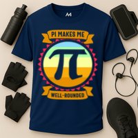 Pie Makes Me Well Rounded Pie Day 3.14 Performance Shirt