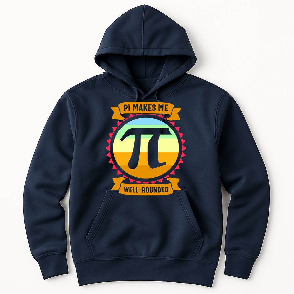 Pie Makes Me Well Rounded Pie Day 3.14 Hoodie