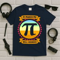 Pie Makes Me Well Rounded Pie Day 3.14 T-Shirt