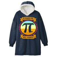 Pie Makes Me Well Rounded Pie Day 3.14 Hooded Wearable Blanket