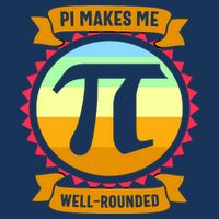 Pie Makes Me Well Rounded Pie Day 3.14 7-Panel Snapback Hat
