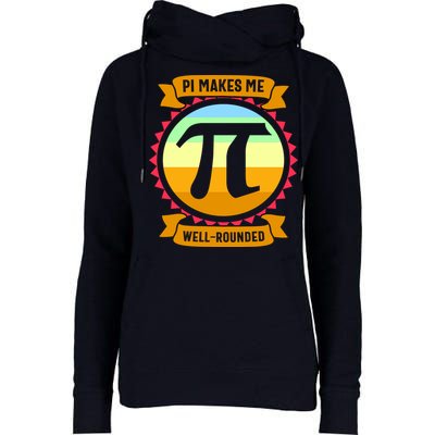 Pie Makes Me Well Rounded Pie Day 3.14 Womens Funnel Neck Pullover Hood