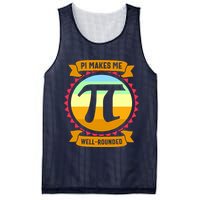 Pie Makes Me Well Rounded Pie Day 3.14 Mesh Reversible Basketball Jersey Tank